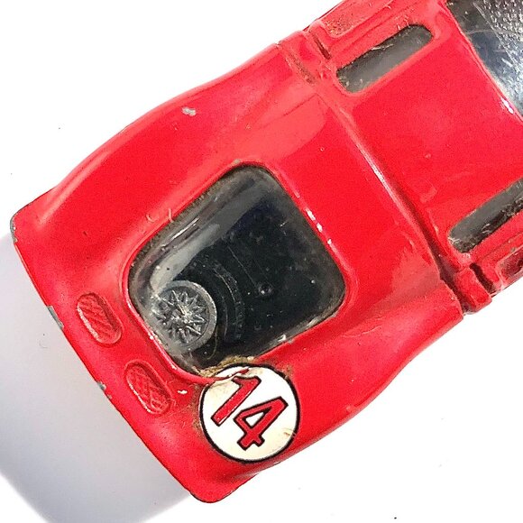 Vintage Speedy Ferrari 330 P4 no 803 Red Race Car Diecast Model Made in Italy - Picture 9 of 13